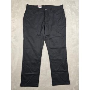 Kirkland Signature 5-Pocket Pant Mens 38x29 Black Recycled Polyester Sorona